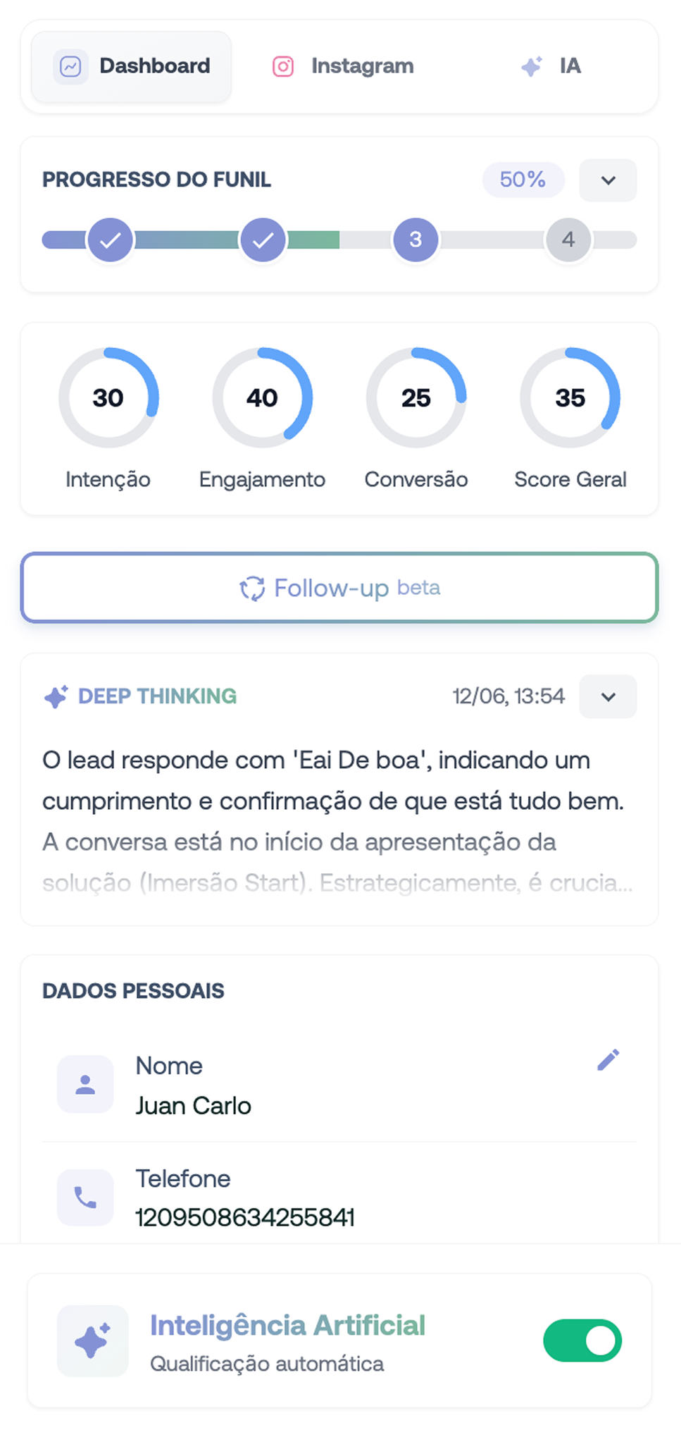 Qualificação Inteligente
